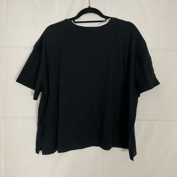 Ava & Viv 2X Black Plus Size T-Shirt Relaxed Fit New With Tags Casual Tee - Picture 3 of 7